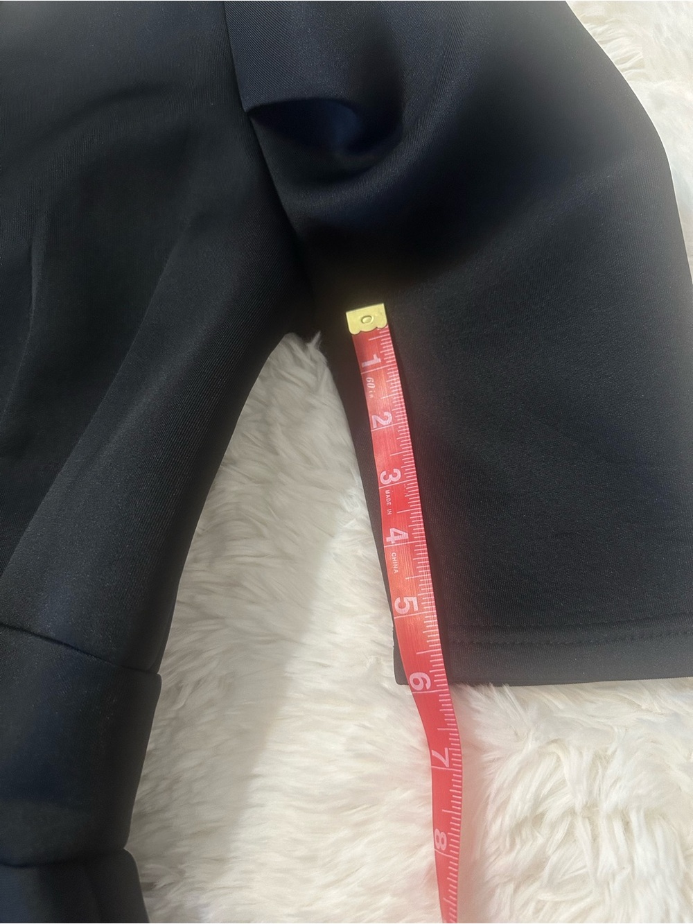 Forever 21 Black Scuba Bow Tie Peplum Jacket Large NWOT - Picture 14 of 16
